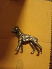 Metall Figur Hund Boxer