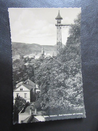 Bad schandau fahrstuhl - ak,