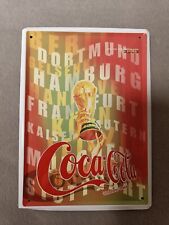 Coca Cola Werbeschild zur WM