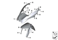 Original BMW R 1200 GS, 1250 GS Vorderradabdeckung Abdeckung Rad NEU 46618532313