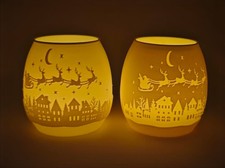 2er set Teelicht Stadt mit