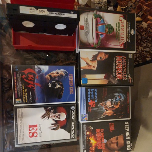 Vhs filmpaket horrorsammlung - vhs-filmpaket,