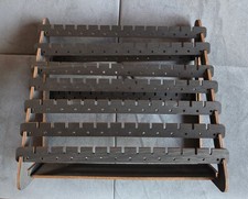 Neu Ohrringe Aufsteller Schmuckständer Ohrringeständer Aufbewahrung Holz Braun 