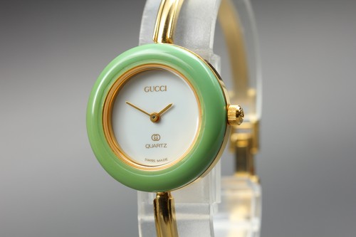 Gucci change bezel - 1100-l, gold