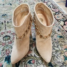 Stiefeletten Elisabetta Franchi, Gr. 36, Made in Italy, sandfarben