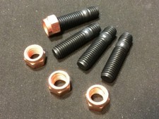 1 Stück Stehbolzen M10x40, 8.8 + Kupfermutter M10,SW14,Thermag