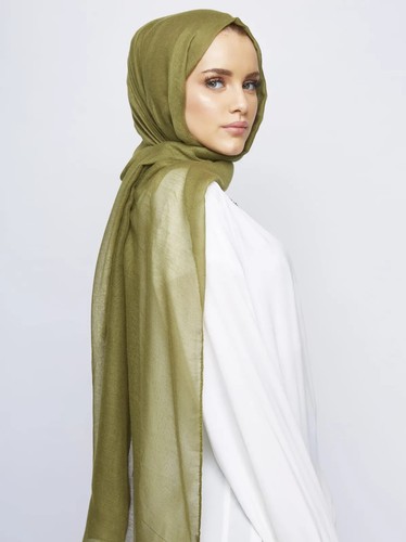 Viskose uni maxi hijab - viskose,