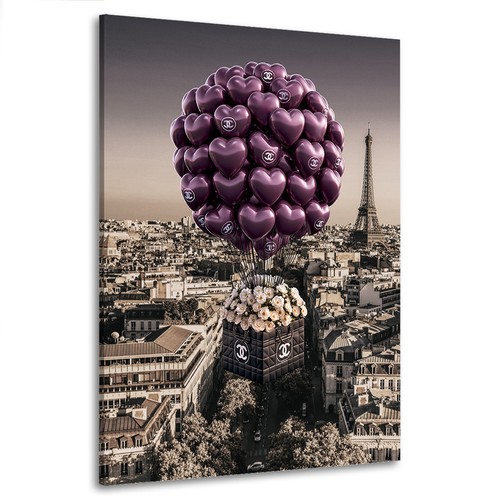 Paris ballons wandbild - paris,