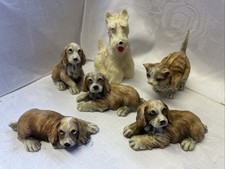 5 Hunde 1 Katze Figuren
