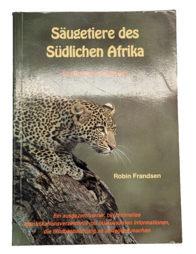 Buch säugetiere des - buch:,