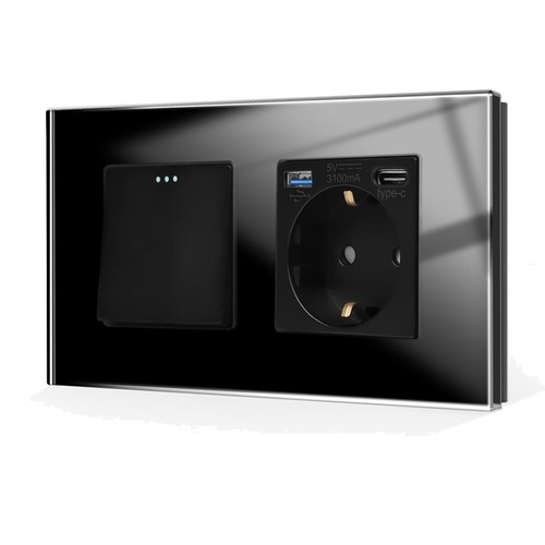 Lichtschalter steckdose glas - steckdose,