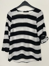 Hallhuber Bluse Tunika Schwarz