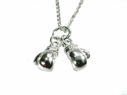 Boxhandschuh anhänger silber - boxhandschuh,