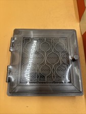 Stil Kamin Warmluftgitter 24 x 24 cm Graphit Ofen Gitter