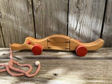 Ziehtier Krokodil Holz ca. 50