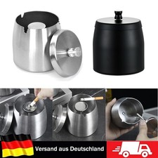 Aschenbecher Edelstahl mit