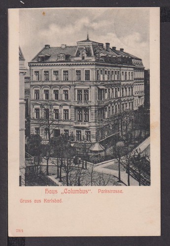 Ansichtskarte karlsbad - ansichtskarte,