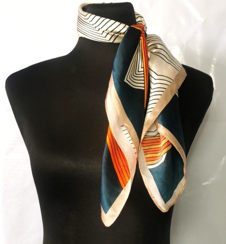 Vintage seidentuch silk - seidentuch.,