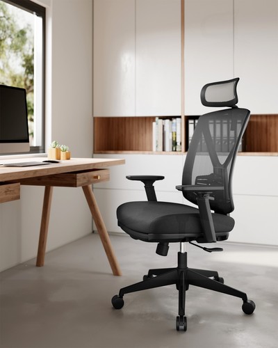 Bürostuhl mit fußstütze - mit,