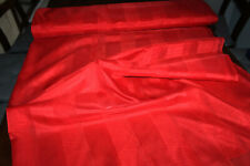 roter Dekostoff transparent