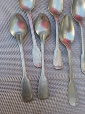 6 kleine löffel Kaffeelöffel  Alpacca  S  Löffel 