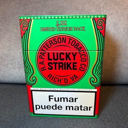 Blechdose lucky strike - lucky, red