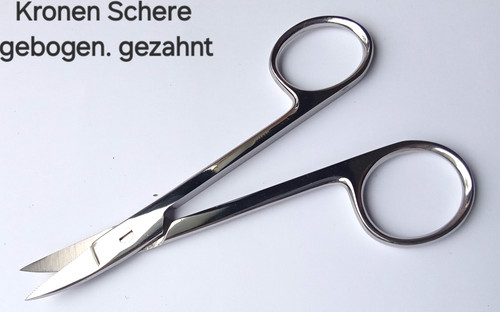 Dental kronenschere gezahnt - dental,