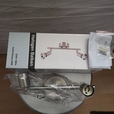 Halogen Lampe Modern Edelstahl