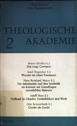 Theologische akademie band - akademie,