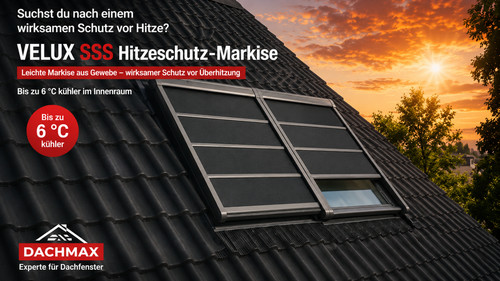 Velux hitzeschutz markise - velux, hitzeschutz-markise