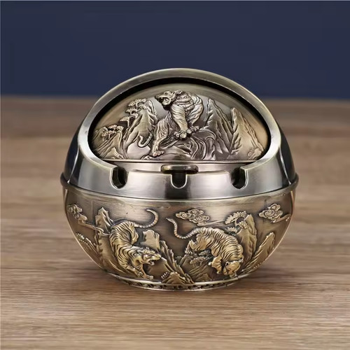 Vintage aschenbecher tiger - aschenbecher,