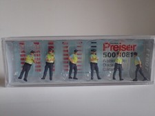 Preiser DB Sicherheit mit Warnwesten gelb Uniform ab Ep.5 10811 H0 1:87 OVP 6Fig