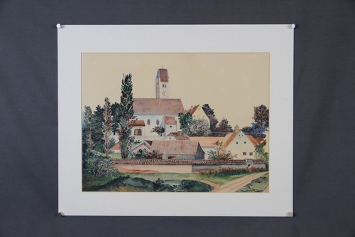 Dachauer maler aquarell - aquarell, um