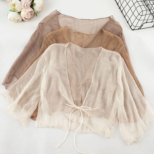 Damen kurzarm chiffon - damen,