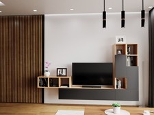 DESIGN Wohnwand BRIKS 3