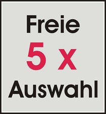 5 x FREIE AUSWAHL -