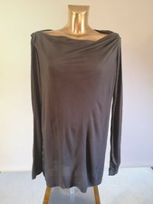 graues XXL-Shirt / Tunika von Myani, U-Boot Ausschnitt, Umstandsmode, Gr. 44 
