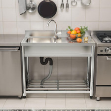 Multifunktionswaschtisch Edelstahl Waschtisch Spülbecken Spüle Spültisch Küchen