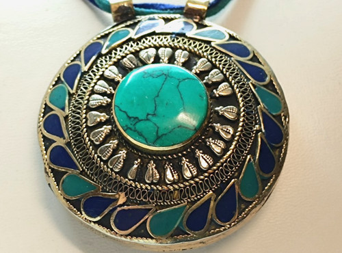 Tribal halskette vintage - tribal,