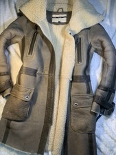 Lammfell Mantel Damen Topshop