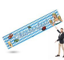 Banner Oktoberfest XXL Wimpel 40x 150cm - Wiesn Deko Dekoration