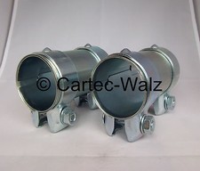 2 Stück Auspuffrohrverbinder