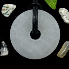 Baryt Donut Anhänger ca. 40