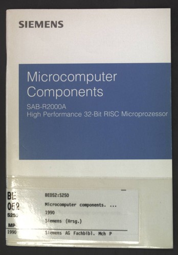 Microcomputer components - microcomputer,