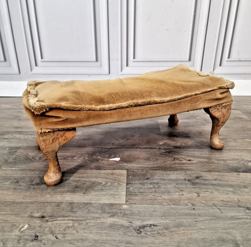 Vintage polster fußhocker - vintage,