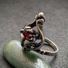 Vintage Ring Tracht 835 Silber