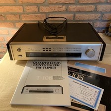 Accuphase T-108 Stereo FM Tuner; Original Bedienungsanleitung & Zertifikat