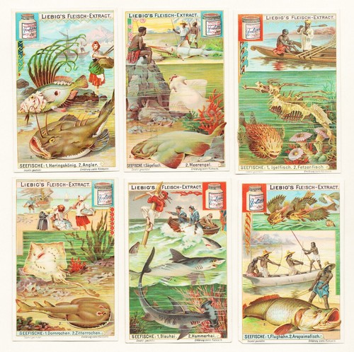 Liebig sammelbilder seefische - liebig,
