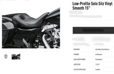 Harley - Davidson Solo Sitz