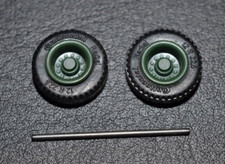 1:87 (H0) - Herpa  2 x LKW-Räder für Hinterachse 12 mm/ Achse 25 mm - Zubehör